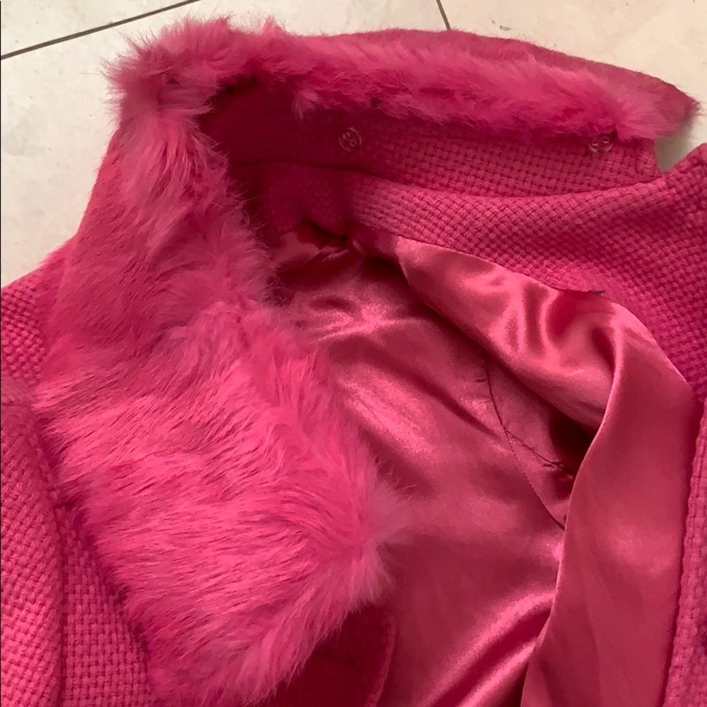 Marciano Pink Trench Coat - Picture 4 of 6